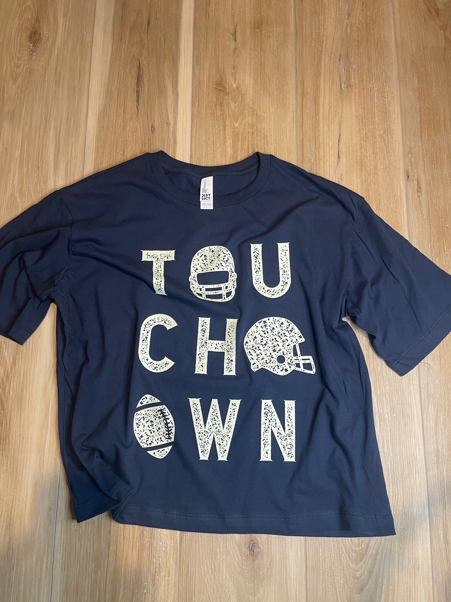 Navy Blue Touchdown T-shirt