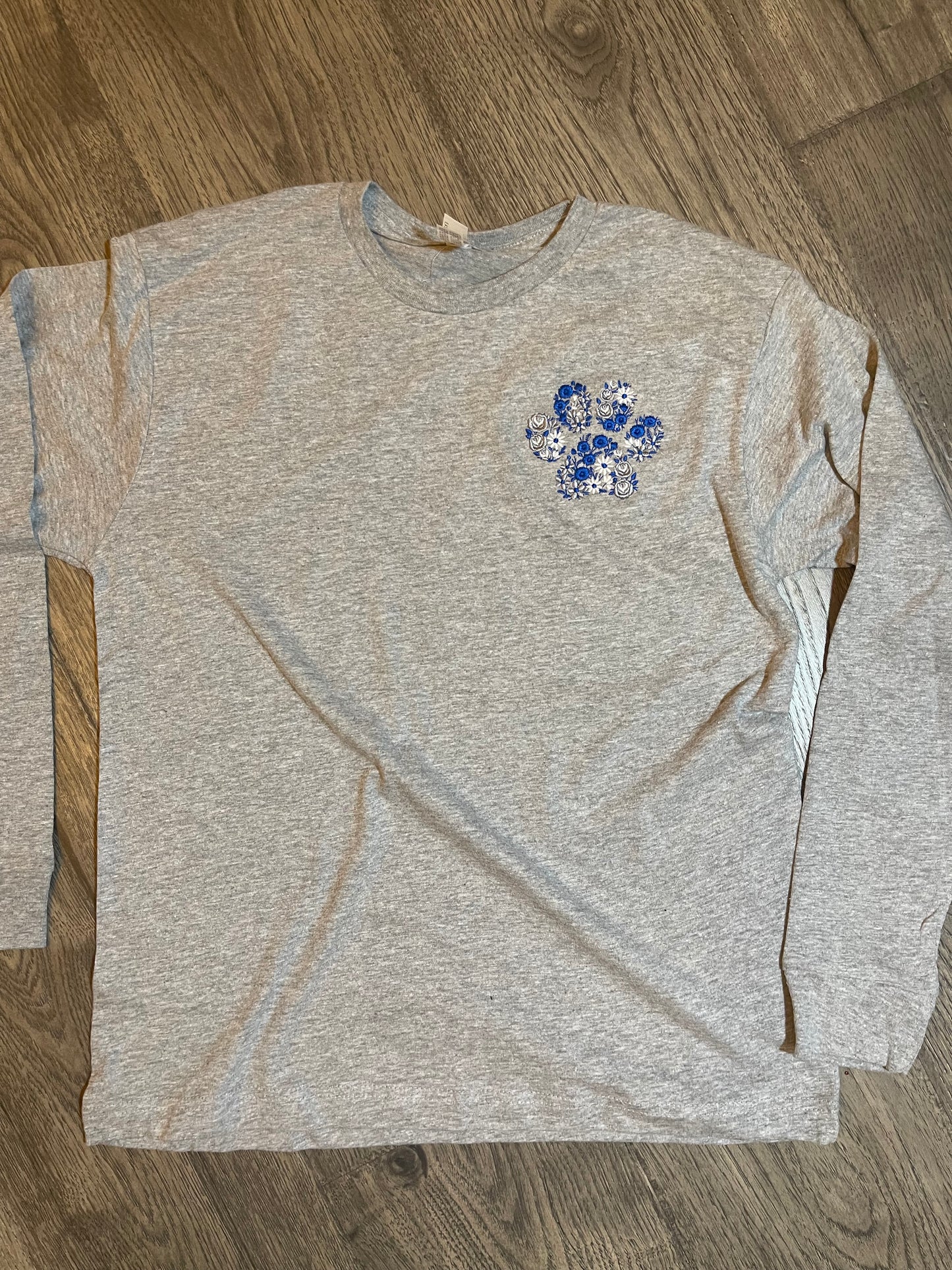 Youth - Long Sleeve Floral Paw