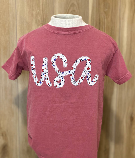 Adult - USA Applique T-shirt